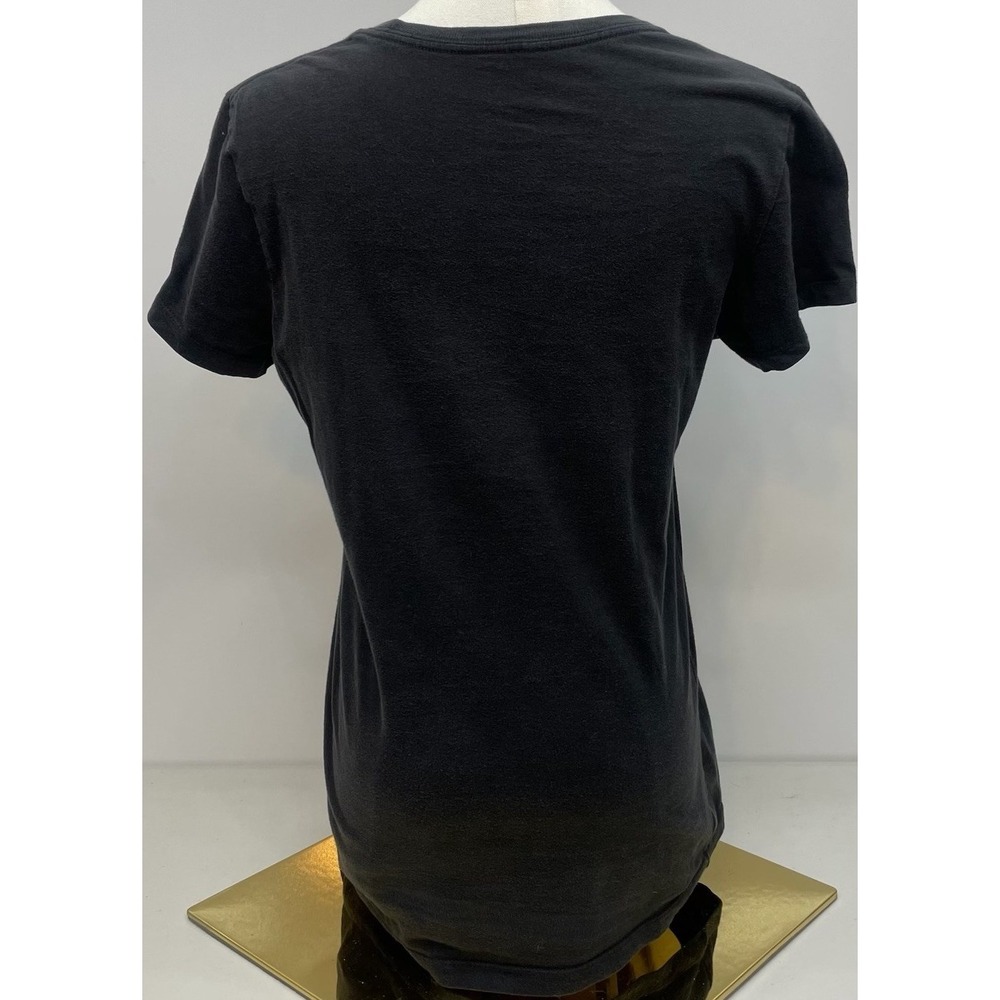 The North Face Black Organic Cotton Neon Rainbow Logo Tee M - Picture 3 of 8